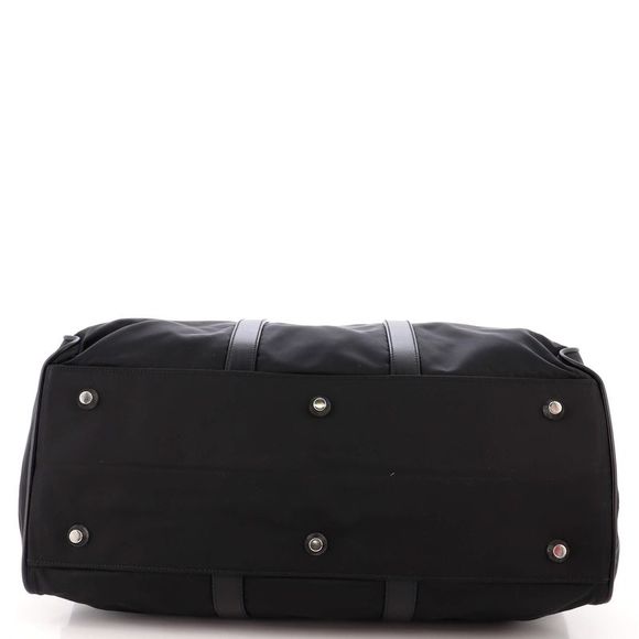 Prada Convertible Weekender Bag Tessuto with Saffiano Leather Large Black - Picture 5 of 8